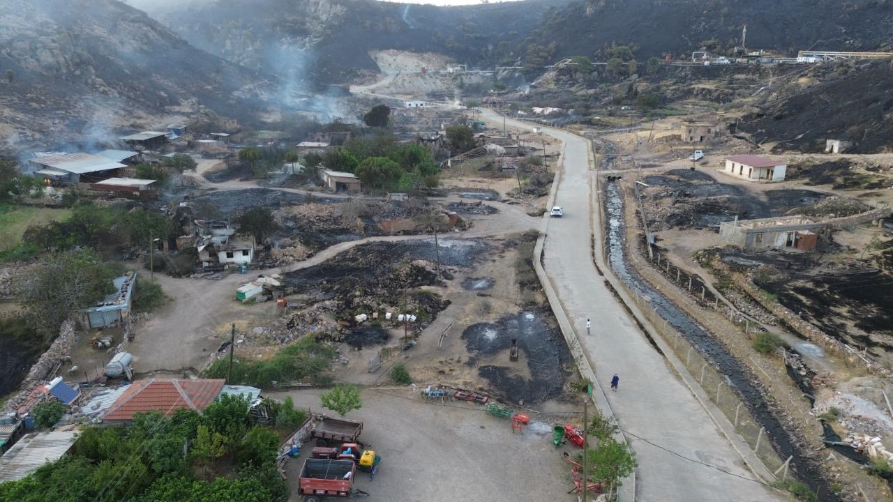 Çanakkale'de orman yangını