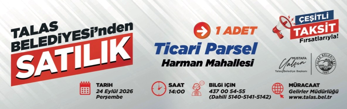 Talas belediyesi banneer