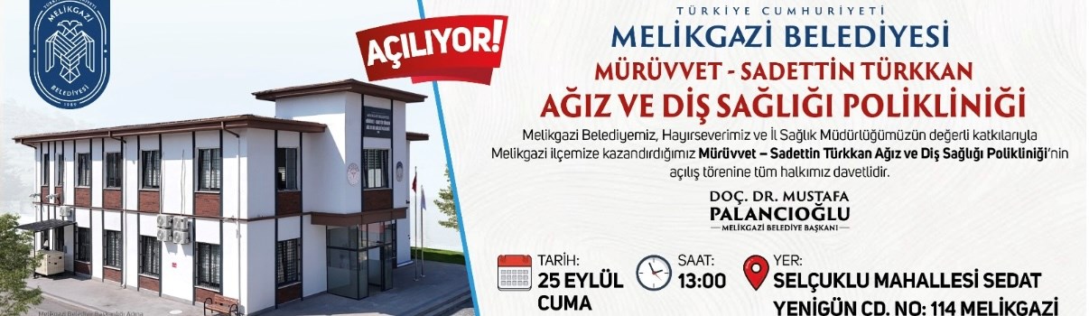 Melikgazi bel bannner