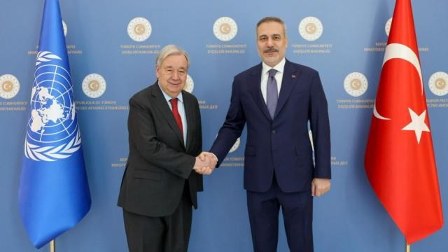 Bakan Fidan, BM Genel Sekreteri Guterres ile görüştü